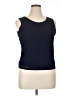 Kathy Ireland 100% Polyester Blue Sleeveless Top Size XL - photo 1