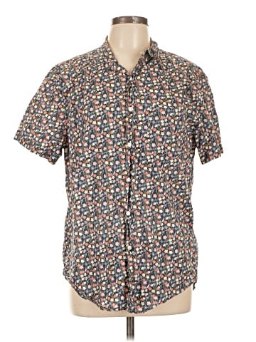 Liberty Art Fabrics For J.Crew Short Sleeve Button Down Shirt