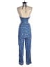 American Eagle Outfitters 100% Viscose Paisley Blue Jumpsuit Size XS - photo 2