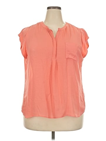 Liz Claiborne Short Sleeve Blouse (view 1)