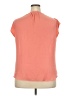 Liz Claiborne 100% Polyester Orange Short Sleeve Blouse Size XXL (petite) - photo 2