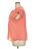 Liz Claiborne 100% Polyester Orange Short Sleeve Blouse Size XXL (petite) - photo 5