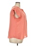 Liz Claiborne 100% Polyester Orange Short Sleeve Blouse Size XXL (petite) - photo 4