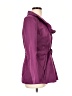 Sandro Studio 100% Polyester Purple Trenchcoat Size L - photo 4
