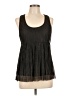 Mimi Chica 100% Polyester Black Sleeveless Blouse Size L - photo 1