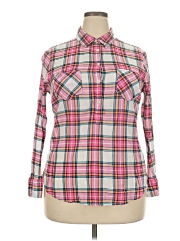 Merona Long Sleeve Button-Down Shirt (view 1)