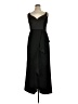 Aidan Mattox 100% Polyester Solid Black Cocktail Dress Size 14 - photo 1