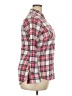 Merona Plaid Pink Long Sleeve Button-Down Shirt Size XXL - photo 4