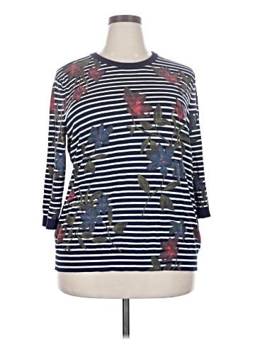 Lauren by Ralph Lauren 3/4 Sleeve T-Shirt (view 1)