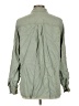 Francesca's 100% Lyocell Green Long Sleeve Button-Down Shirt Size L - photo 2