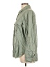 Francesca's 100% Lyocell Green Long Sleeve Button-Down Shirt Size L - photo 5