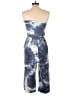 J for Justify Tie-dye Blue Jumpsuit Size L - photo 2