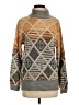 Hem & Thread Argyle Brown Pullover Sweater Size S - photo 1