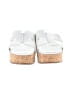 J/Slides 100% Leather White Wedges Size 7 1/2 - photo 2
