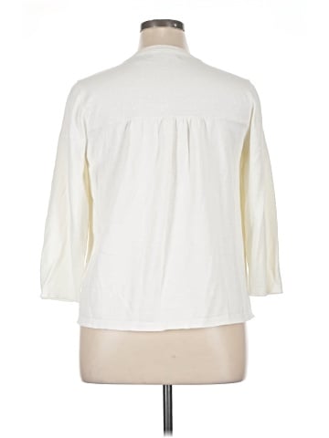 Liz Claiborne 3/4 Sleeve Button-Down Shirt (view 2)