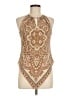Robert Graham 100% Silk Gold Sleeveless Silk Top Size M - photo 1