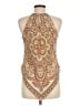 Robert Graham 100% Silk Gold Sleeveless Silk Top Size M - photo 2