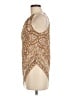 Robert Graham 100% Silk Gold Sleeveless Silk Top Size M - photo 5