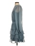 Express 100% Polyester Polka Dots Blue Cocktail Dress Size XS - photo 5