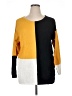 Alfani Color Block Yellow Pullover Sweater Size XL - photo 1