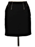 H&M 100% Polyester Solid Black Formal Skirt Size 6 - photo 1