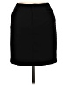 H&M 100% Polyester Solid Black Formal Skirt Size 6 - photo 2