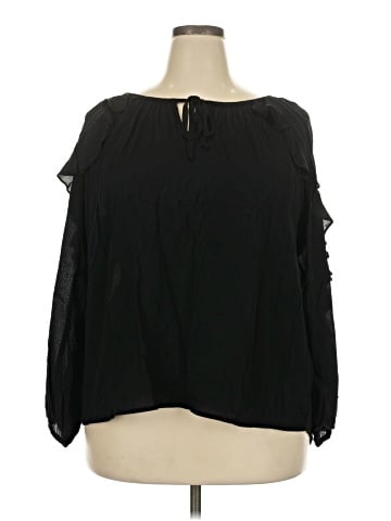Karen Kane Long Sleeve Blouse (view 1)