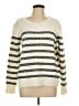 Maurices Stripes Ivory Pullover Sweater Size L - photo 1