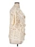 Cato 100% Acrylic Ivory Short Sleeve Top Size XL - photo 4