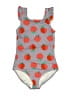 Hanna Andersson Print Gray One Piece Swimsuit Size 130 cm / US 8 - photo 1