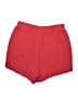 Bobi 100% Cotton Solid Red Shorts Size S - photo 2