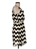 rue21 100% Polyester Chevron-herringbone Black Casual Dress Size M - photo 4