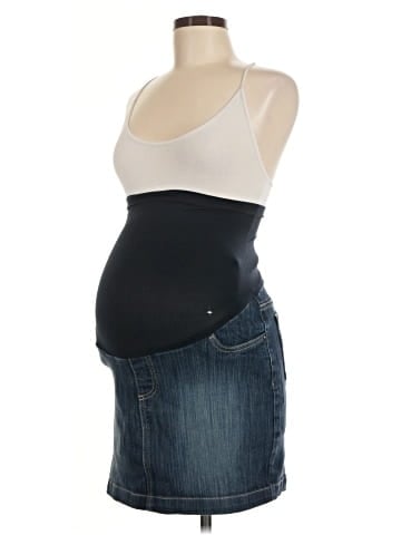 Motherhood Denim Skirt (view 1)