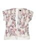 Art Class 100% Rayon Floral Ivory Pink Short Sleeve Blouse Size 14 - 16 - photo 1