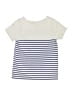 Boden 100% Cotton White Ivory Short Sleeve Top Size 11 - 12 - photo 2