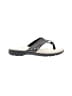 Eastland 100% Leather Black Flip Flops Size 6 - photo 1