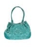Brighton 100% Leather Floral Teal Leather Hobo One size - photo 3