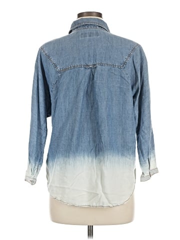 7 For All Mankind 3/4 Sleeve Button-Down Shirt (view 2)