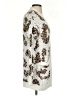Bobeau Animal Print Ivory Cardigan Size S - photo 4