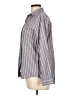 Grayson 100% Cotton Stripes Gray Long Sleeve Button-Down Shirt Size Med (3) - photo 5
