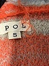 Pol 100% Polyester Stripes Orange Pullover Sweater Size S - photo 7