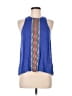 THML Blue Sleeveless Blouse Size M - photo 1