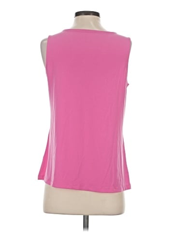 Susan Graver Sleeveless T-Shirt (view 2)