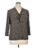 Kasper Black 3/4 Sleeve Blouse Size XL - photo 1
