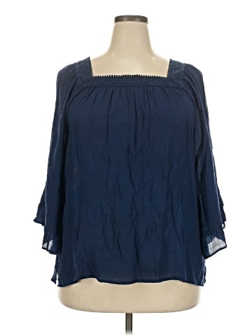 Zac & Rachel 3/4 Sleeve Blouse (view 1)