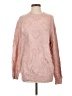 Doe & Rae Hearts Pink Pullover Sweater Size S - photo 1
