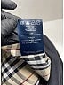 Burberry 100% Cotton Black Trench Coat Size 12 - photo 8
