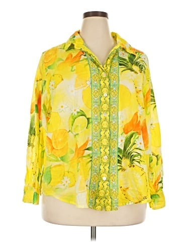 Calypso St. Barth 3/4 Sleeve Blouse (view 1)