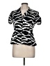 Cato Black Short Sleeve Blouse Size M - photo 1