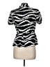 Cato Black Short Sleeve Blouse Size M - photo 2